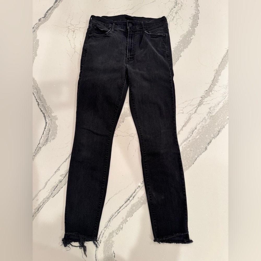 Mother Black Skinny Jeans